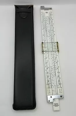 Keuffel & Esser Company 1947 DORIC K & E Slide Rule N9081-3 With Black Case • $50