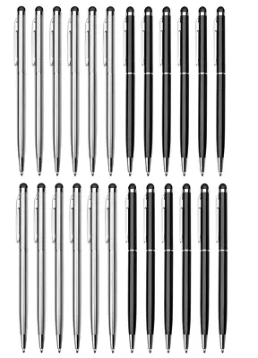 20x Stylus Pen2 In 1 Capacitive Stylus Ballpoint Pen For Universal Touch Screen • $13.99