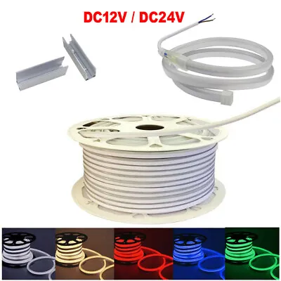 1~50m LED Strip Neon Rope Light DIY 2835 120LED/m Flexible Waterproof DC12V/24V • £299.99