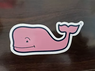 New Authentic Vineyard Vines Pink Whale Sticker Laptop Yeti Car Decal • $2.50