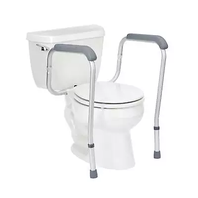 Medline Toilet Safety Rails Height Adjustable Toilet Frame Weight CapacityNEW • $49.88