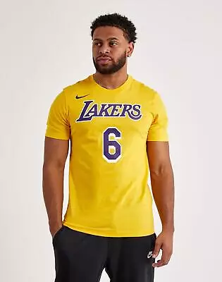 [DR6380-728] Mens Nike LEBRON JAMES LA LAKERS T-SHIRT • $27.99