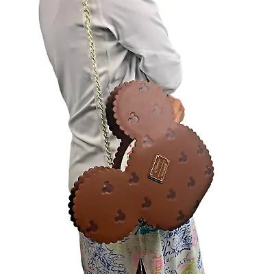 Loungefly Disney Mickey Mouse Ice Cream Sandwich  Large Cross-body Bag  New • $70.95