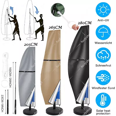 $16.89 • Buy Outdoor Cantilever Umbrella Cover Garden Patio Parasol Sun/Rain/Dust Protection