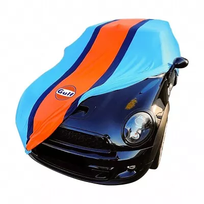 MINI Cooper R52 R57 F57 Convertible Custom Indoor Car Cover  Gulf Racing Design • $195