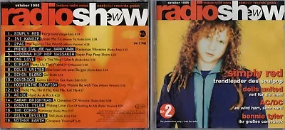 Radioshow Nr. 2 Okt. 1995 - Promo CD - AC/DC Madonna U2 2Pac Simply Red..... • £3.59