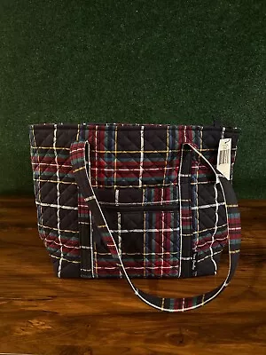 NWT Small Vera Bradley Tote Bag Tartan Plaid • $47