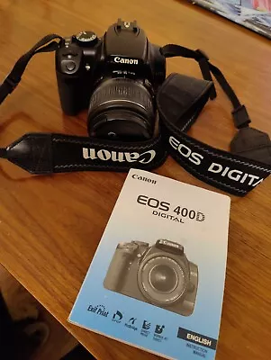 Canon EOS 400D 10.1 MP Digital SLR Camera - Black (Kit With EF-S 18-55mm Lens) • £40