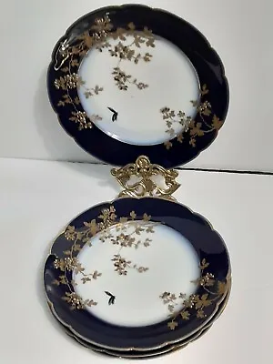 $249.99 • Buy 4 Antique Haviland Limoges Ch Field 9.25  Plate Ornately Hand Decorated