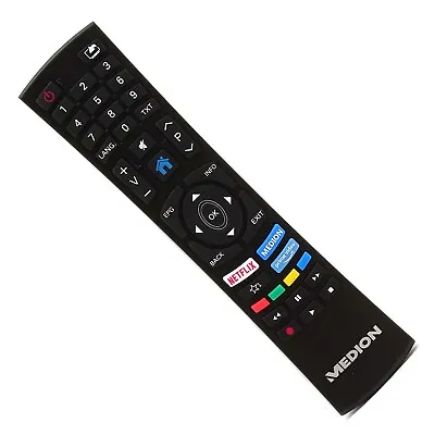 Genuine Medion RC1822 / 40069104 TV Remote With Netflix Medion Prime Video Keys • £8.95