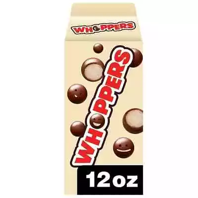 NEW Whoppers Malted Milk Balls Chocolate Candy 12 Oz FREE DELIVERYhttps: Www. • $3.98