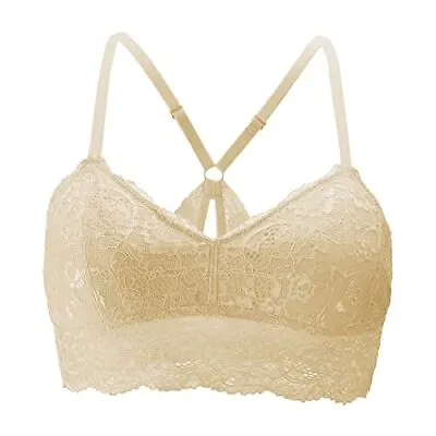 Ladies Lace Bralette Wireless Bustier To Fit Cups A B C Various Colours &Sizes • £5