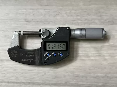 Mitutoyo Digital Micrometer 0-1 Inch Model 293-348 Ip65 Coolant Proof • $75