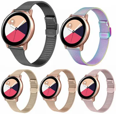 Slim Milanese Watch Band Strap For Samsung Galaxy Watch 3 4 5 Gen Active 1 2 Gen • $16.99
