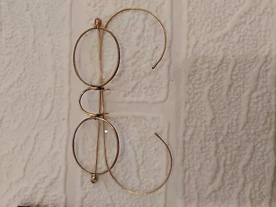 £20 • Buy Antique Childs Gold Wire Spectacles In Original Case. DUNSCOMBE Optician Bristol