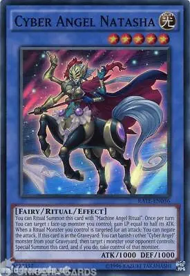 RATE-EN036 Cyber Angel Natasha Super Rare UNL Edition Mint YuGiOh Card • £3.03