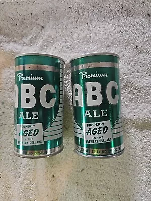 ABC Ale Vintage Steel Beer Cans Garden State Brewing Hammonton NJ EMPTY • $0.23