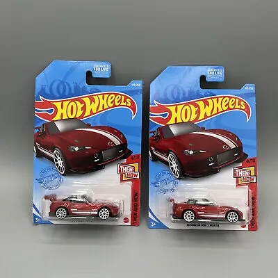 Hot Wheels 2021 '15 MAZDA MX-5 MIATA Then And Now Case E - Lot Of Two • $10