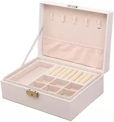 Jewellery BoxTravel Jewellery CaseJewellery Box Organiser For Women Girls2 La • $49.38