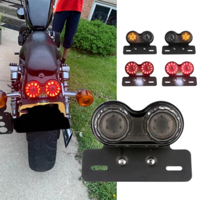 $22.79 • Buy LED Integrated Brake Tail Light For Yamaha V-Star XVS 650 950 1100 1300 Custom