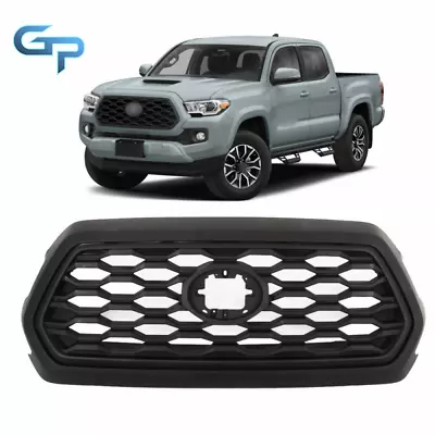 Fit For 2016 2017-2022 Toyota Tacoma Matte Black Front Upper Grille Assembly • $162.38