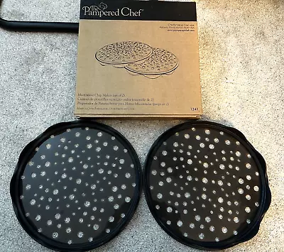 Pampered Chef Microwave Chip Maker 1241 Set Of 2 • $10.99