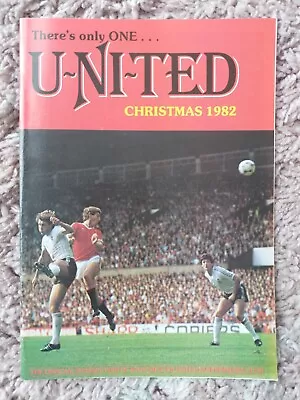 There's Only One United Offical Newsletter Of Man Utd Supporters Club Xmas 1982 • £1.99