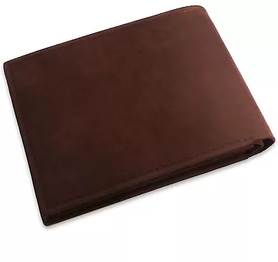 Leather Wallet For Men | RFID Wallet | 2 ID Windows Hold Upto 14 Cards 2 Mone... • $36.56