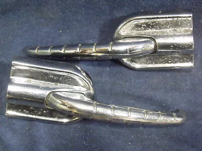$75 • Buy 1947-49 Studebaker Land Cruisers ~Pair 2 Chrome Exterior Door Handles ~ 286390/1