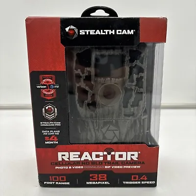 Stealth Cam Reactor Cellular Trail Camera 38Mp STC-RATW V2 VERIZON & ATT New • $67.50