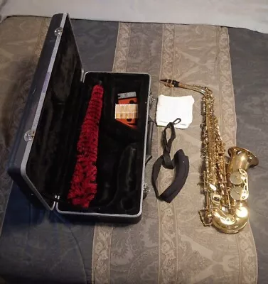 Prelude AS700 Alto Saxophone By Conn Selmer Case Neck Strap Reeves Brush Grease. • $400