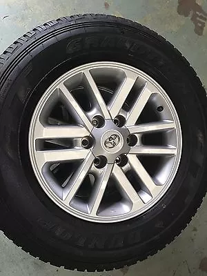 Toyota Hilux SR5 2012-2015 Genuine Alloy Wheels/rims With NEW Dunlop AT25 Tyres • $1620