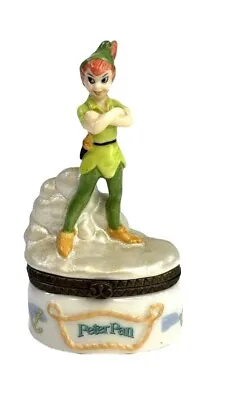 PHB Porcelain Hinged Trinket Box Peter Pan Midwest Of Cannon Falls *No Flute • $26.89