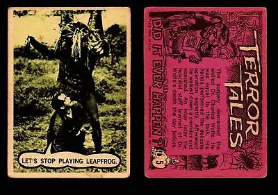 1967 Movie Monsters Terror Tales Vintage Trading Cards You Pick Singles #1-88 • $8.35
