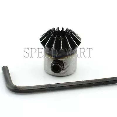 1M-15T Metal Umbrella Tooth Bevel Gear Helical Motor Gear 15 Tooth 6mm Bore • $3.28