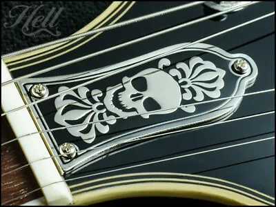 BONEHEAD 3-HOLE Brass Truss Rod Cover. Fits Most Epiphone Les Paul SG + More • $18.99