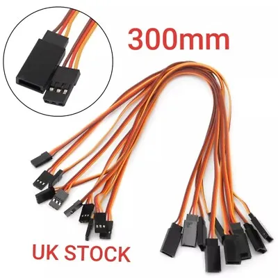 £2.89 • Buy 300mm Servo Extension Male To Female Lead Wire Cable For RC Futaba JR UK STOCK