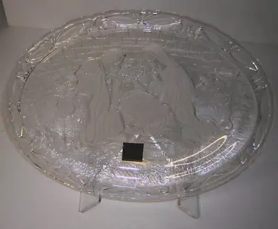 Mikasa Nativity Crystal Plaque • $7