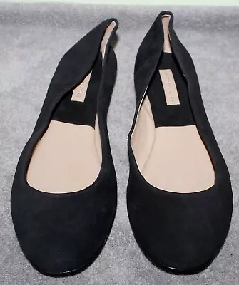 Michael Kors Ballerina Flats Black Suede Size 40 New Unused • $29.99