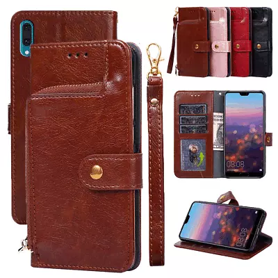 Fr Sony Xperia XZ3 XZ2 Compact XA2 XZ Premium Zip Wallet Case Leather Flip Cover • $17.59