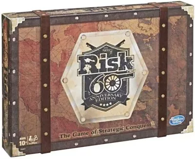 Hasbro B07Q63HJ82 Risk 60th Anniversary Edition The Game Of Strategic Conquest • $45