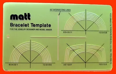 Matt Wax Template Bracelet Jewelry Casting Model Maker Design • $19.95