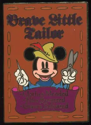 Disney Auctions Business Ads Mickey Brave Little Tailor LE 100 Disney Pin 36023 • $54.95