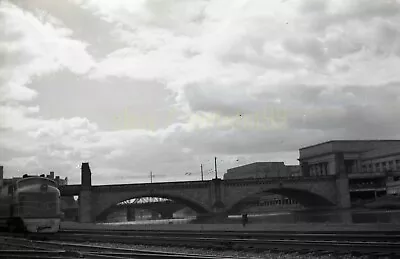 1949 BO Baltimore & Ohio Locomotive #57 @ Race St Philly - Vtg Railroad Negative • $29.45