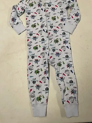 Hanna Andersson  100%  Cotton  Pirate Print    Union Suit Pajamas  80  18 24 Ms • $13.50