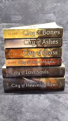 Lot Of 6 The Mortal Instruments 2 HC & 4 PB Book Set 1-6 By Cassandra Clare • $29.99