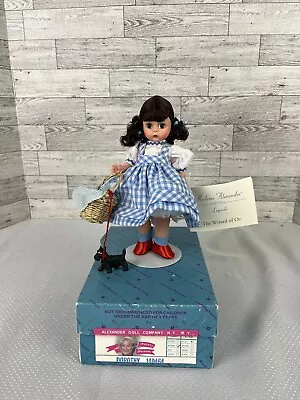 Madame Alexander Doll #140464 Wizard Of Oz Bent Knee 8” DOROTHY & TOTO Box & Tag • $34.95