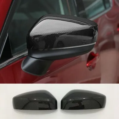 For Mazda CX-5 2021 Accessories Carbon Fiber Door Side Rear View Mirrors Cover • $63.79