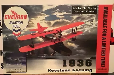 $15 • Buy Chevron Collector Plane Advertising Store Sign 1936 Keystone Loening 4th Series