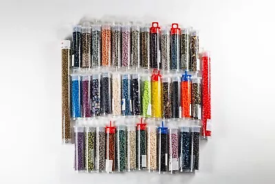 Seed Bead Lot- 1 Lb Box Of Various Colors Sizes & Styles FREE SHIP Priority • $30